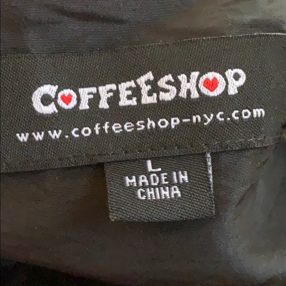 Black mod black wind jacket with belt - Picture 3 of 3